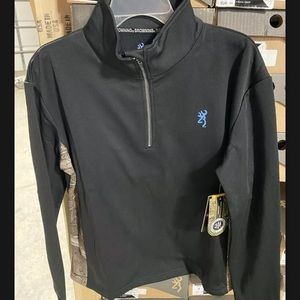 Browning Buckmark Womens Quarter Zip Pullover